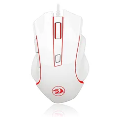 MOUSE GAMER REDRAGON NOTHOSAUR BRANCO - M606W