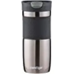 Contigo Caneca de viagem de aço inoxidável isolada a vácuo Snapseal Byron, 473 ml, bronze 