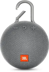 Caixa De Som Portátil Wireless Bluetooth Aprova d'água Jbl Clip 3 Cinza