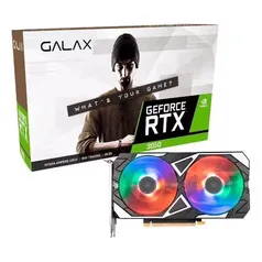 Placa De Vídeo Galax Nvidia Rtx 3050 8Gb Gddr6 128Bit