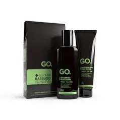 Kit Go. Sos Barbudos Tea Tree Shampoo De Barba + Balm De Barba | R$12