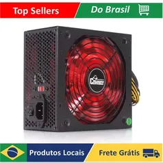 [DoBrasil] Fonte de alimentação para PC Knup Cowboy KP-535 600W preta 115V/230V