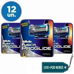 [Clube do Ricardo] Leve Mais Pague Menos: 3 Cargas Gillette Proglide Regular com 4 unidades - por R$80