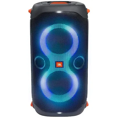 Caixa de Som Portátil JBL PartyBox 110 com Bluetooth, Luzes LED, USB, TWS - 160W RMS