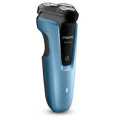 Barbeador Philips Recarregável Aquatouch S1070/04 Azul com Preto | R$219