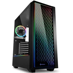 Gabinete Gamer Sharkoon LIT200, Mid Tower, RGB