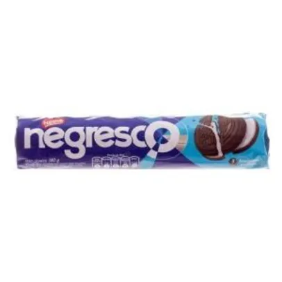 [APP][AME R$0.75]Biscoito Recheado Nestlé Negresco Baunilha E Chocolate 140g