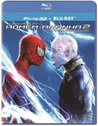 O Espetacular Homem-Aranha 2 - A Ameaça de Electro - Blu-Ray 3D + Blu-Ray - R$13