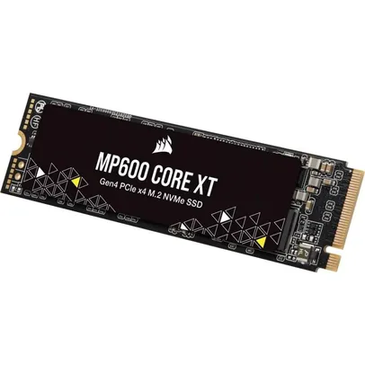 [APP] SSD 4TB Corsair MP600 CORE XT, PCIe Gen 4.0 x4 NVMe M.2, Leitura: 5000MB/s e Gravação: 4400MB/s, Preto - CSSD-F4000GBMP600CXT