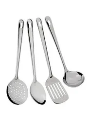 Conjunto utensílios de cozinha em Inox | R$25