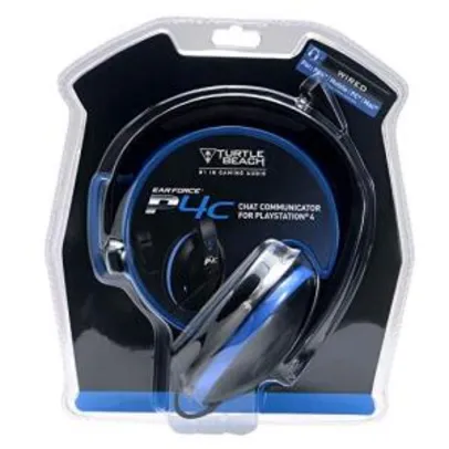 Headset P4C - Preto/Azul - PlayStation 4 - R$60