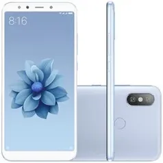 Smartphone Xiaomi Redmi MI A2 64GB Versão Global Desbloqueado Azul