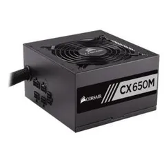 Fonte Corsair 650W 80 Plus Bronze Semi Modular CX650M - CP-9020103