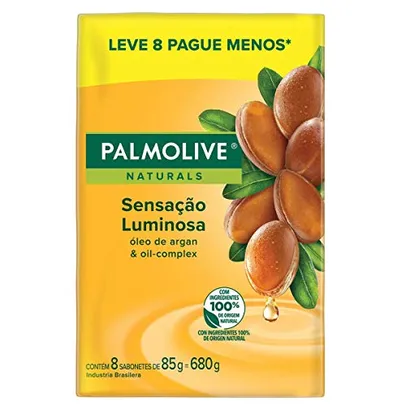 [Prime Rec Super] Sabonete Em Barra Palmolive Naturals Sensação Luminosa 85G Promo Leve 8 Pague 7