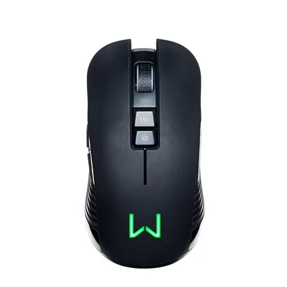 Mouse Sem Fio Warrior, 3600DPI, LED, 7 Botões | R$60