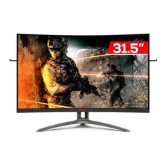 Monitor Gamer AOC Agon 31.5" Curvo VA 165Hz 1ms FHD FreeSync VGA/HDMI/DP, AG323FCXE