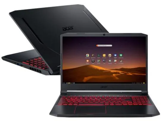 Notebook Gamer Acer Nitro 5 AMD Ryzen 7 8GB 512GB - SSD 15,6” Full HD NVIDIA GeForce GTX 1650 4GB - Notebook - Magazine Luiza