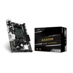 Placa Mãe Biostar A320MH, Chipset A320, AMD AM4, mATX, DDR4