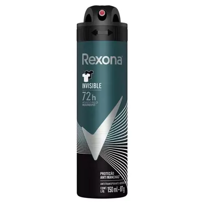 Desodorante Rexona Masculino Invisible 150ml