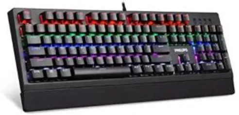 Teclado Mecânico Para Games Com Fio Usb Spk8403 Philips | R$200