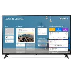 Smart TV LED 50" UHD 4K LG 50UN7310PSC Wi-Fi, Bluetooth, HDR, Inteligência Artificial ThinQ AI, Goog