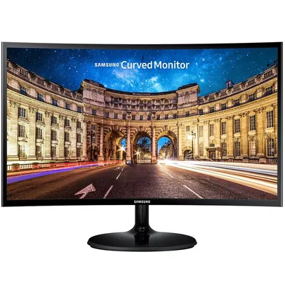 Monitor Samsung 27 LED, Curvo, Wide, Full HD, HDMI/VGA, FreeSync - LC27F390FHLMZD