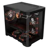 Imagem do produto Gabinete Gamer BPC-CANOPY-B Mini Preto C/ 5 Cooler Lateral De Vidro mATX