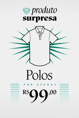 Polo Surpresa Cores Variadas Reserva