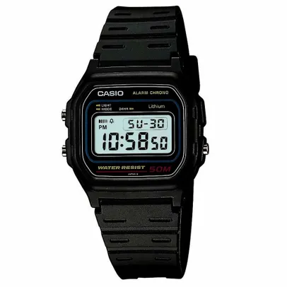 Relógio Casio Vintage Preto W-59-1VQ-SC