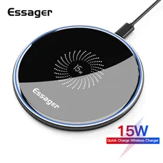 [NOVOS USUARIOS] Carregador sem fio ESSAGER 10W | R$0,05