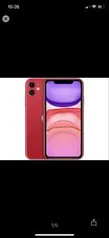 iPhone 11 64GB red product | R$4049