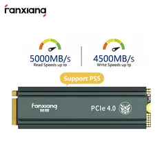 SSD Nvme Pcie 4.0 1tb Fanxiang, compatível com PS5