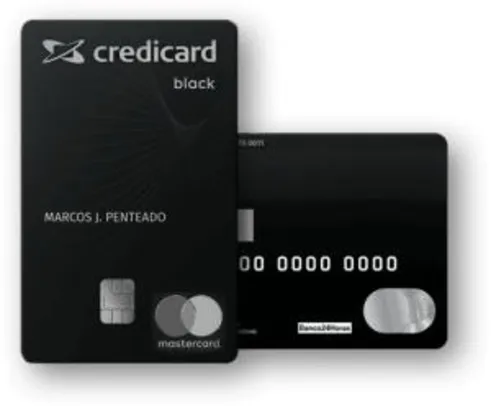 Cartão Black Credicard (1 ano de anuidade Grátis)