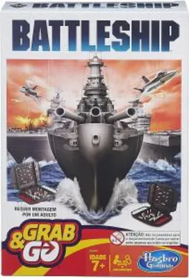 [Prime] Hasbro Gaming Jogo Gaming Battleship Grab & Go | R$28