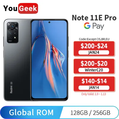 Smartphone Redmi Note 11E Pro 6/128GB CN