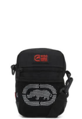 Bolsa Sholder Bag Ecko Logo Preta R$70