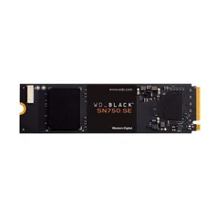 SSD 500GB WD Black SN750 SE, M.2, NVMe, PCIe Gen4, Leitura: 3600MB/s e Gravação: 2000MB/s - WDS500G1B0E