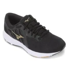 Tênis Mizuno Atlas Masculino - Preto e Dourado R$ 100