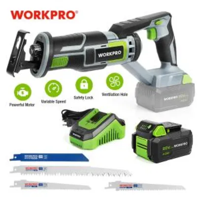 Serra elétrica WORKPRO Tool Kit Ferramentas - R$870