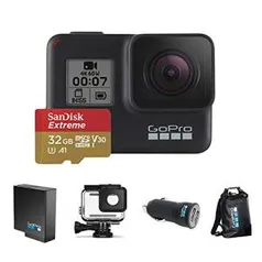 Kit Especial Go Pro Câmera Hero 7 Black + Acessórios