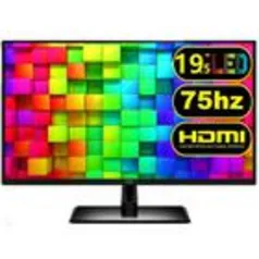 Monitor 19.5 LED HD Widescreen HDMI HQ 19.5HQ-LED VESA Ajuste de inclinação