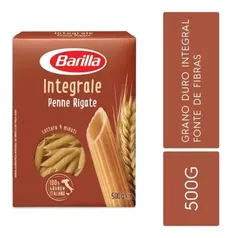 Macarrão Integral Grano Duro Penne Rigate Barilla 500g