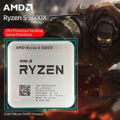 Processador AMD New Ryzen 5 5600X R5 5600X CPU Processor Desktop Gamer Processor 3.7