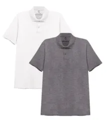 [Tam. GG] Kit 2 Camisas Polo Masculina