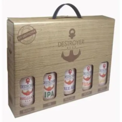 Kit Cerveja Destroyer Beer (com 5 cervejas) - R$35
