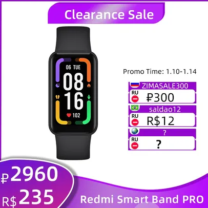 Pulseira Inteligente Redmi Smart Band Pro