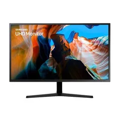 Monitor Uhd Samsung 32", 4k, Hdmi, Display Port, Freesync, Preto, Série Uj59