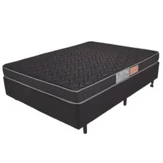 Cama Box Casal + Colchão D33 BF Colchões 138x188x54cm | R$