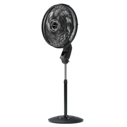 Ventilador Mallory Coluna Max Control com controle remoto- Hélice de 15 Pás Silêncio e Elegância Preto - Grafite 220V