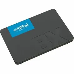 SSD Crucial BX500, 480GB, SATA, Leitura 540MB/s, Gravação 500MB/s - CT480BX500SSD1